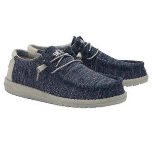 Hey Dude Men's Wally Sox Slip-on Loafers Moonlit Ocean Size 10 US 43 EU New